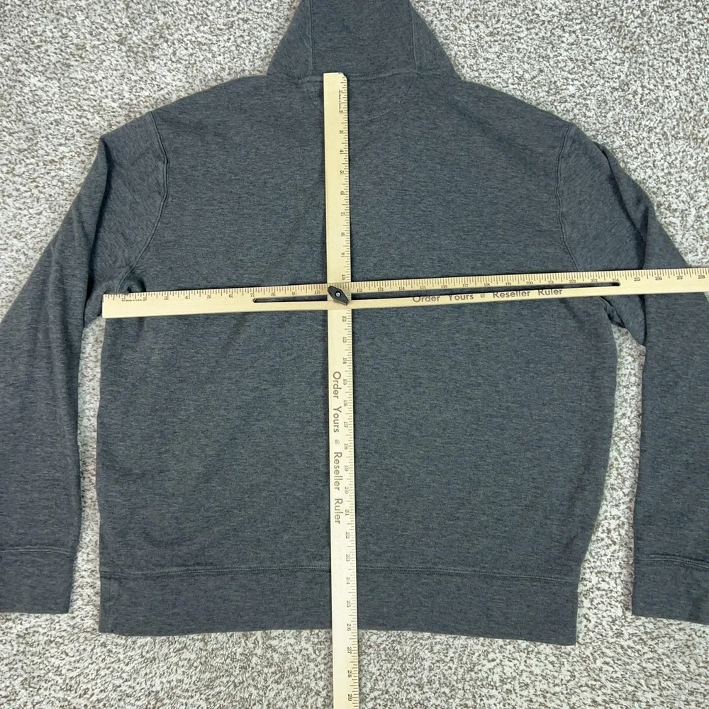 Polo Ralph Lauren Sweater Mens XL Gray Shawl Collar Button Pullover Pony Logo‎